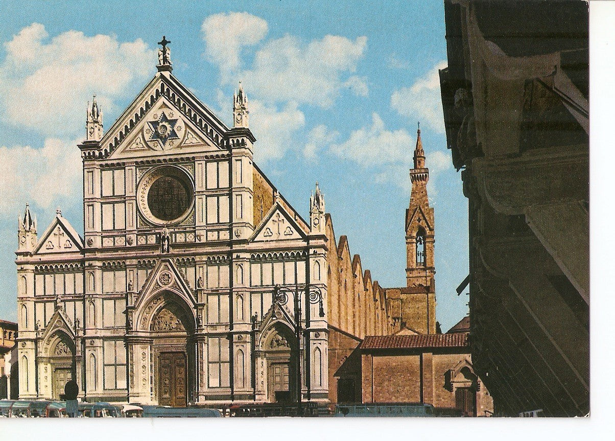 Postal 037539 : Firenze. Chiesa di santa Croce