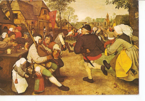 Postal 037560 : Wien Kunsthistorisches museum Pieter Bruegel d. A. The peasant dance