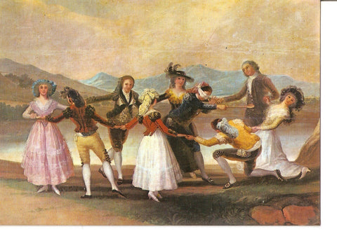 Postal 037572 : Blind Mans Buff de Francisco Goya