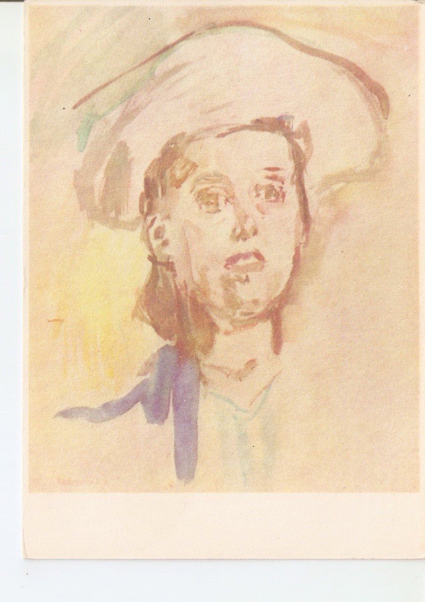 Postal 037591 : Oskaar Kokoschka Miss Florizel. Privatbesitz. Villeneuve
