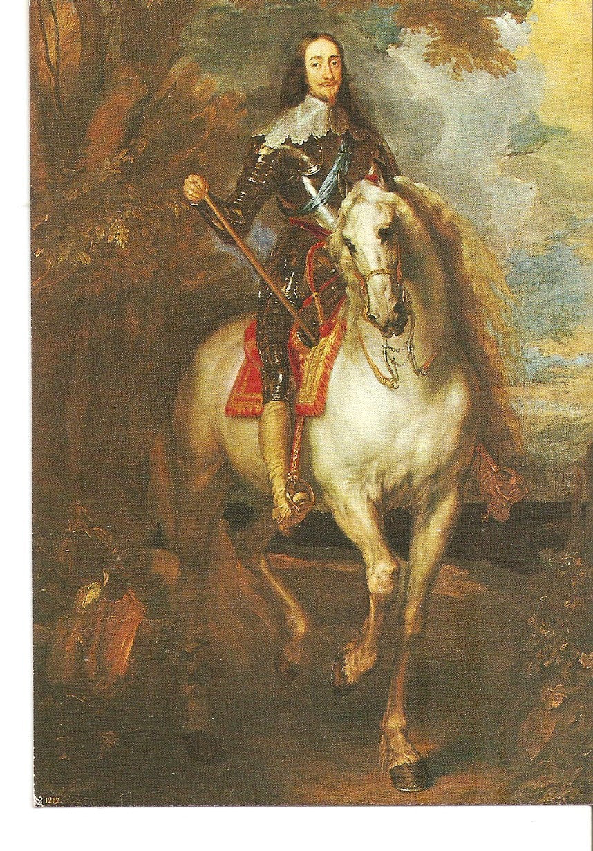 Postal 037596 : Van Dyck. Carlos I de Inglaterra