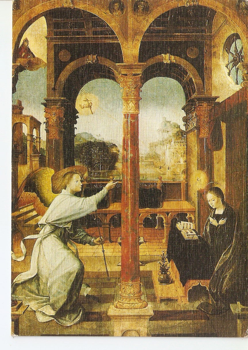 Postal 037597 : Sevilla. Museo de Bellas Artes. La Anunciacion (Alejo Fernandez)
