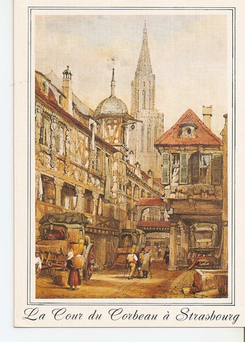 Postal 037611 : La Cour du Corbeau a Strasbourg (Alsace) Samuel Prout