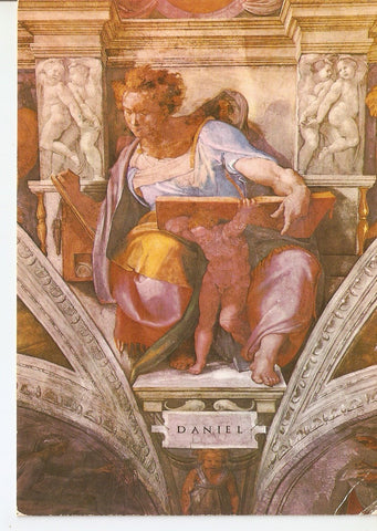Postal 037621 : Citta del Vaticano. The Sistine Chapel - The Prophet Daniel