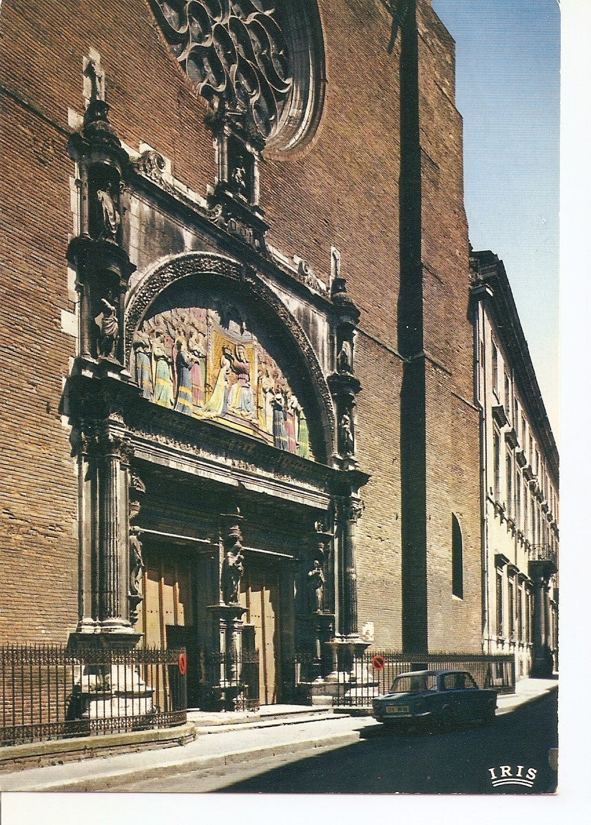 Postal 037631 : Toulouse. Ville dArt - Cite des Violettes. Leglise Notre-Dame de la Dalbade