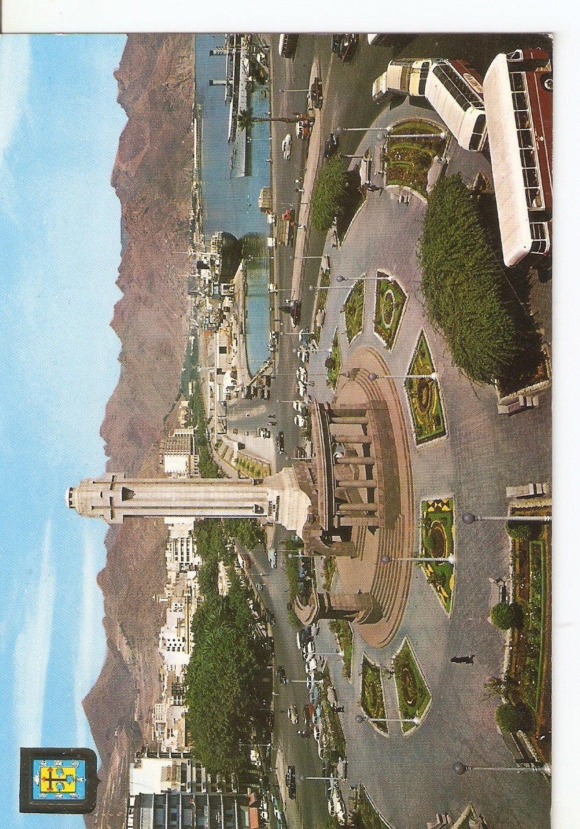 Postal 037638 : Santa Cruz de Tenerife. Plaza de Candelaria y Avenida Anaga