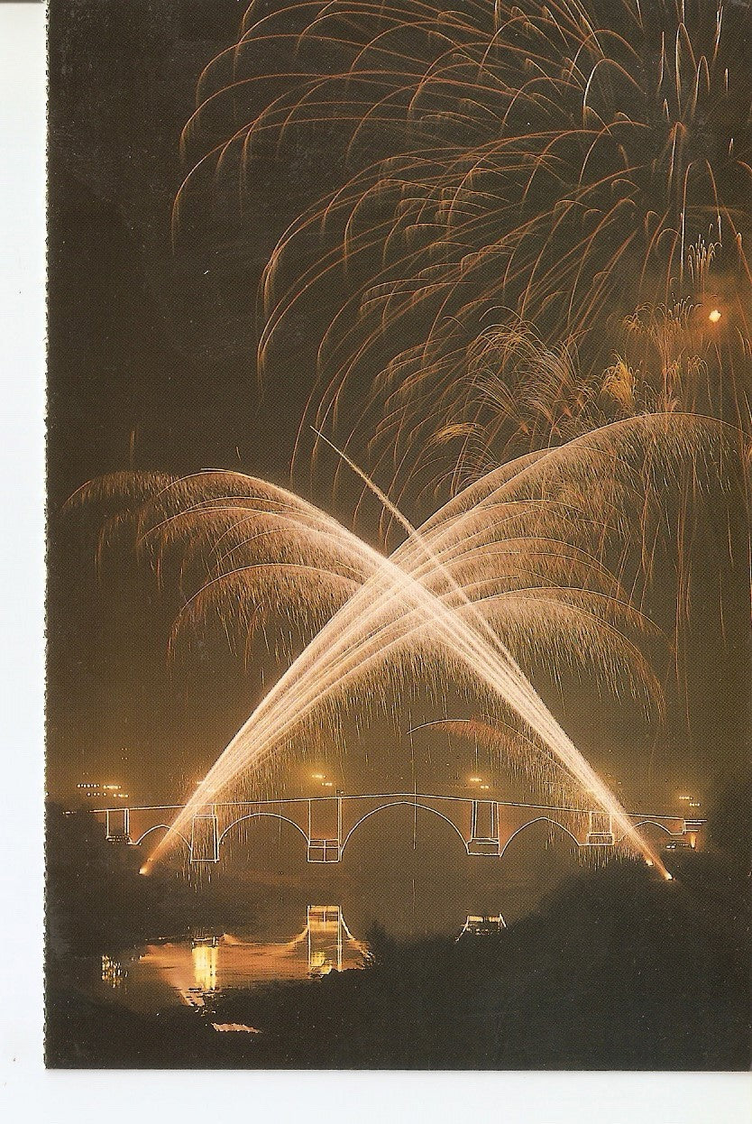 Postal 037651 : El Puente Romano en Fiestas