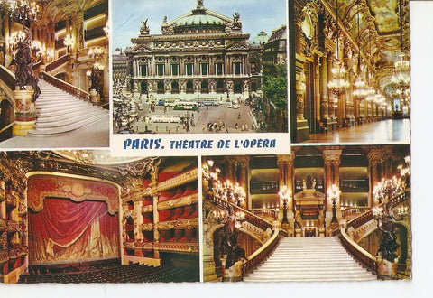 Postal 037659 : Paris. Theâtre de lOpera