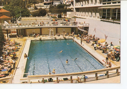 Postal 037665 : Estoril - Piscina do Hotel Atlantico