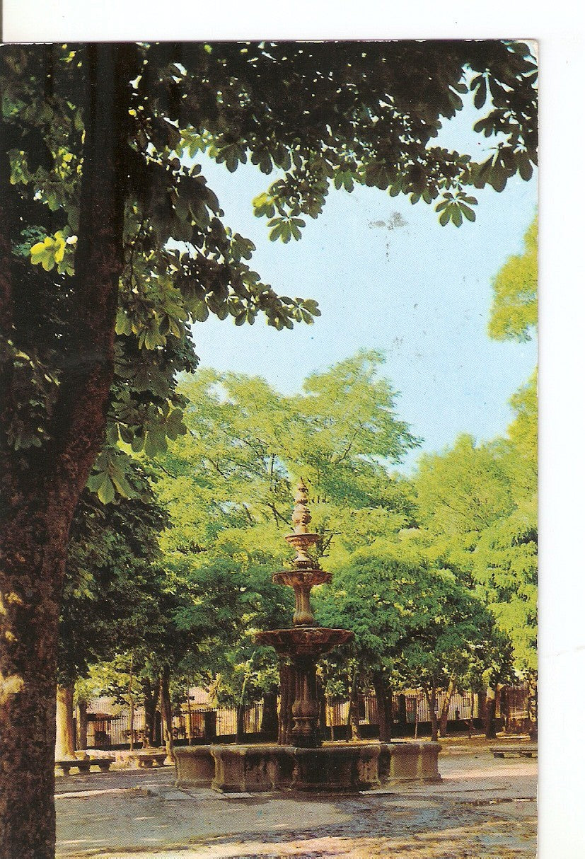 Postal 037671 : Orense. Rincon del jardin del Posio