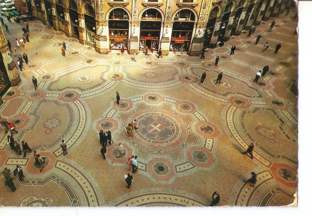 Postal 037686 : Milano. Victor Emmanuel Gallery - Artistic floor