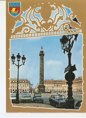 Postal 037687 : Paris Trance Place Vendome