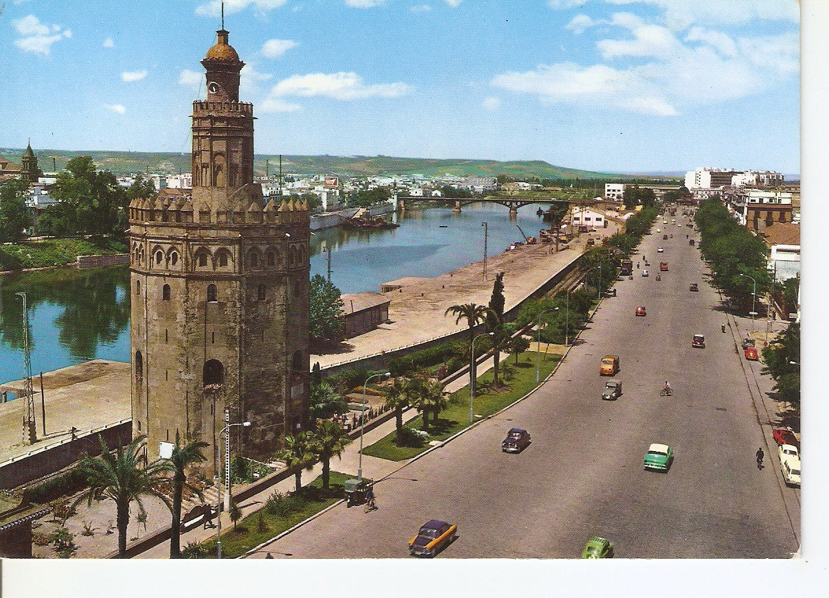 Postal 037690 : Sevilla. Torre del Oro. Paseo Cristobal Colon