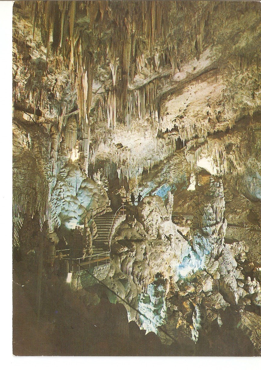 Postal 037693 : Cueva de Nerja (Malaga). Entrada a la Sala del Cataclismo