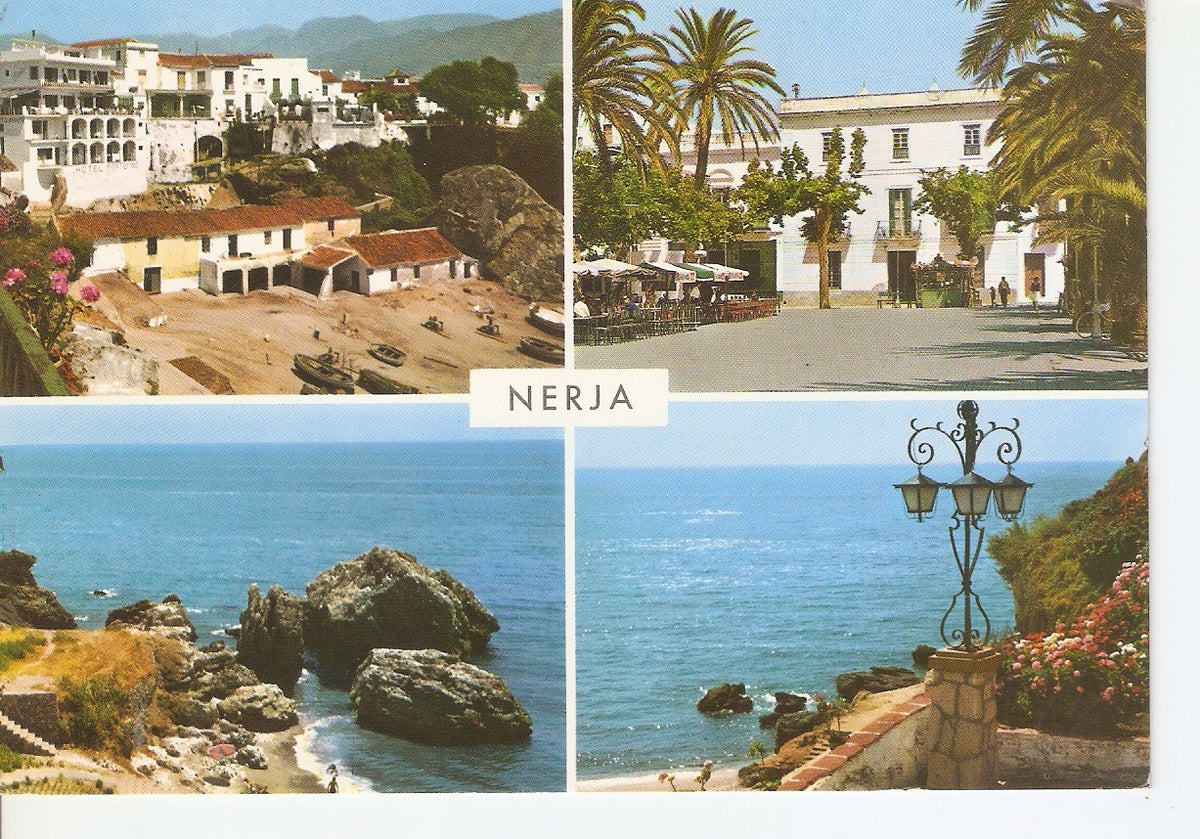 Postal 037708 : Nerja (Costa del Sol). Cuatro bellos detalles