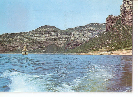 Postal 037737 : Pantano de Sau - Barcelona