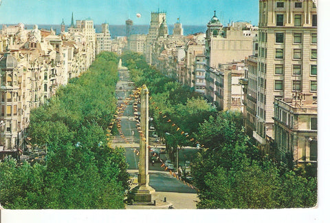 Postal 037747 : Barcelona. Paseo de Gracia