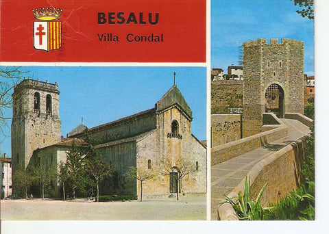Postal 037771 : Besalu villa Condal