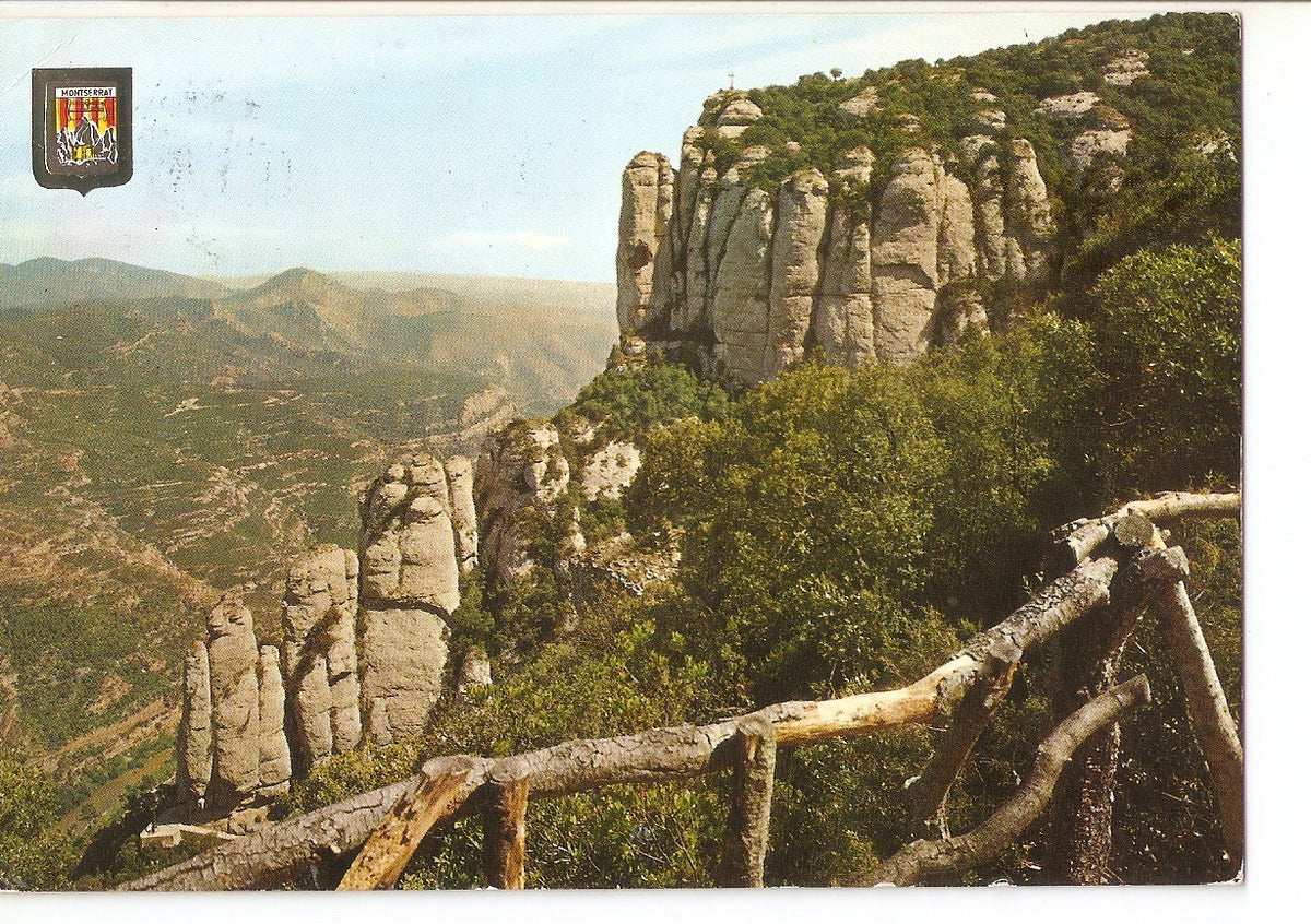 Postal 037797 : Montserrat. Creu de St. Miquel des del Camping