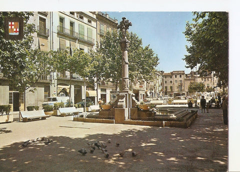 Postal 037819 : Igualda (Barcelona). Plaza de la Cruz