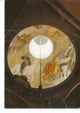 Postal 037824 : Palacio de la Diputacion de Barcelona. Cupula de la real Cpailla de San Jorge