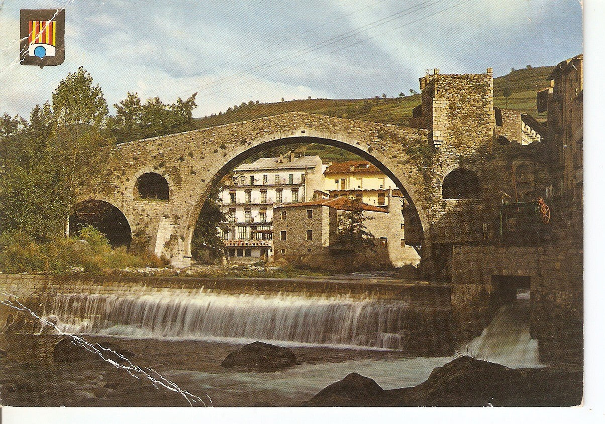 Postal 037827 : Camprodon. Pirineu Catala. Pont romanic