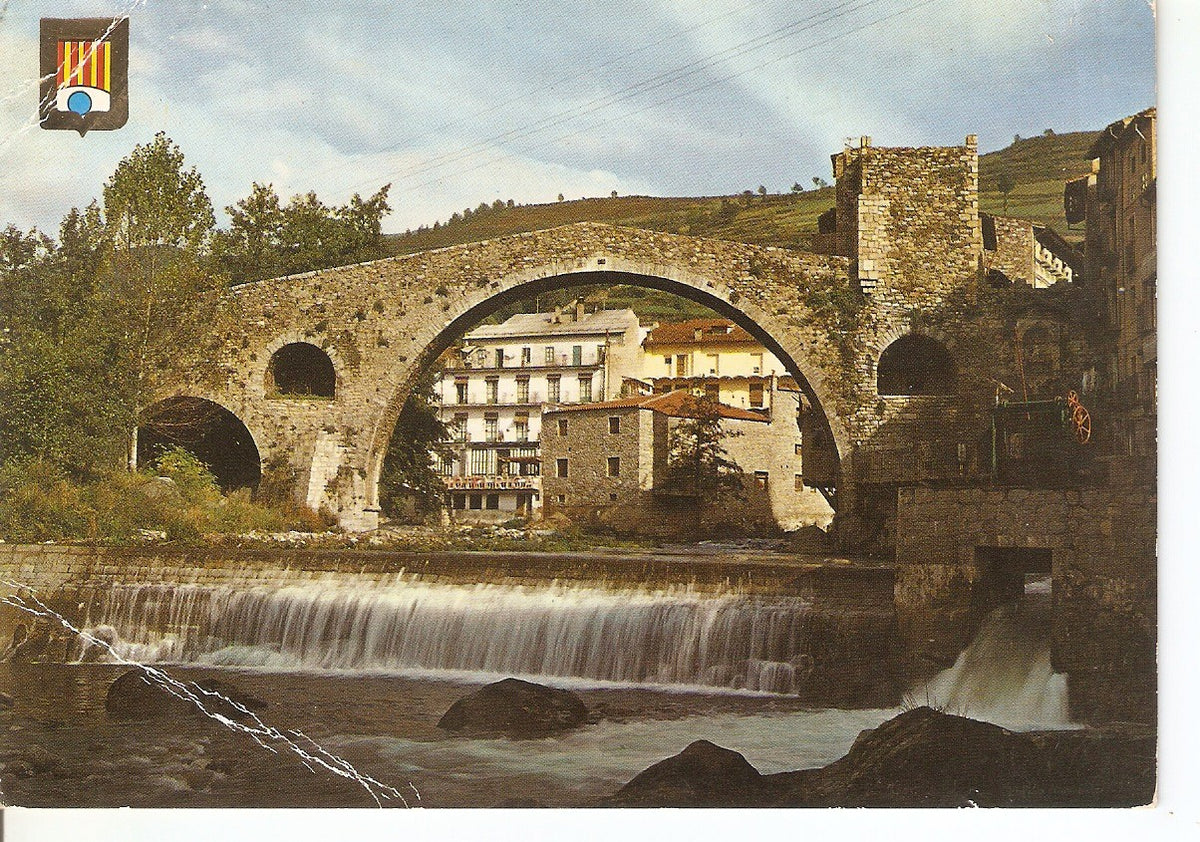 Postal 037827 : Camprodon. Pirineu Catala. Pont romanic