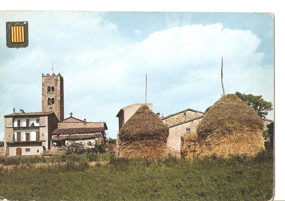 Postal 037840 : Santa Maria de Seva (Barcelona). Iglesia romanica