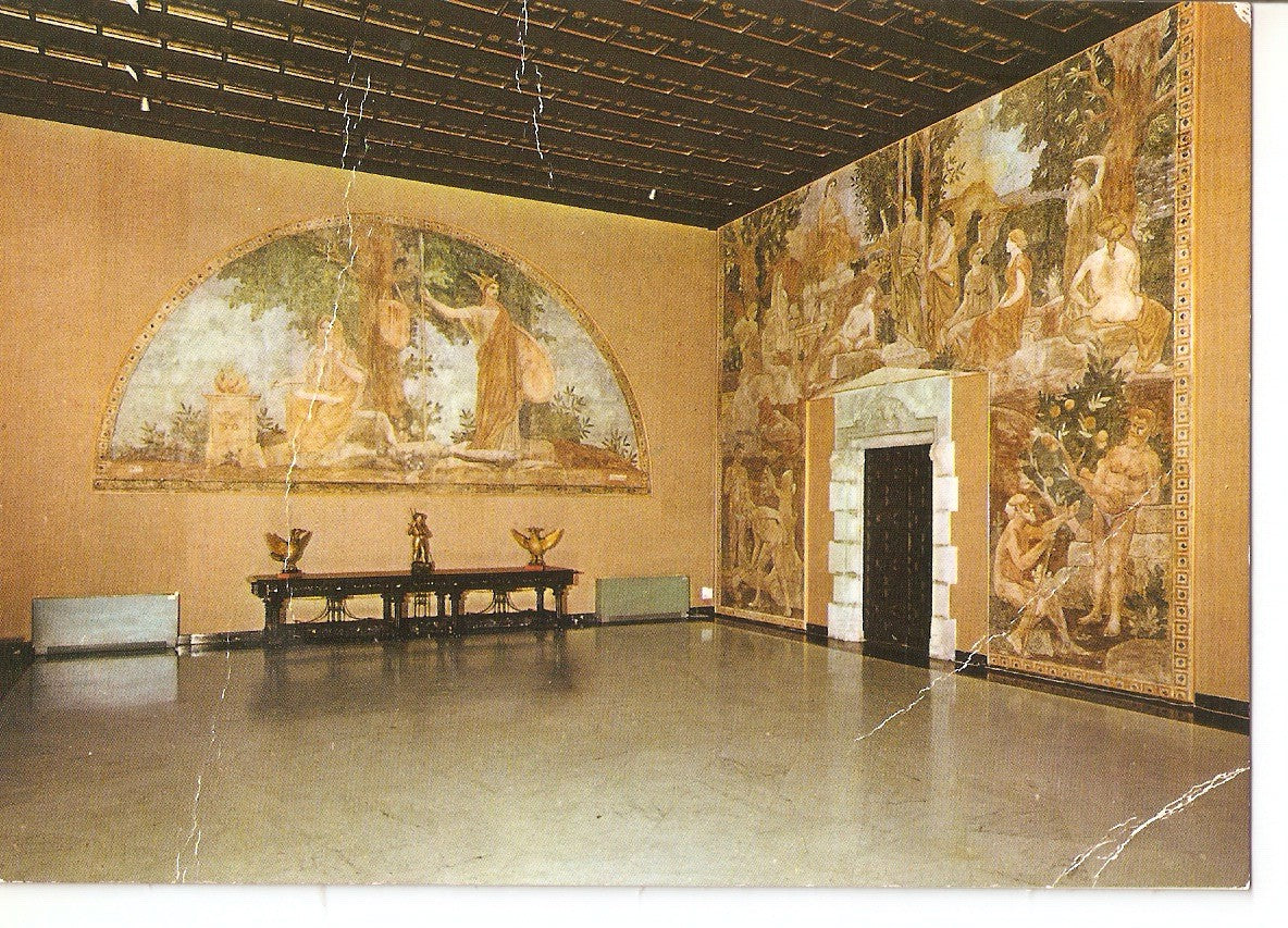 Postal 037841 : Palacio de la Diputacion de Barcelona. Sala Torres Garcia