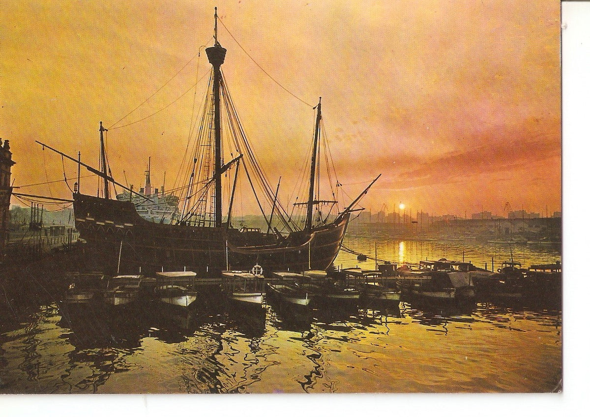Postal 037859 : Barcelona. Carabella Santa Maria