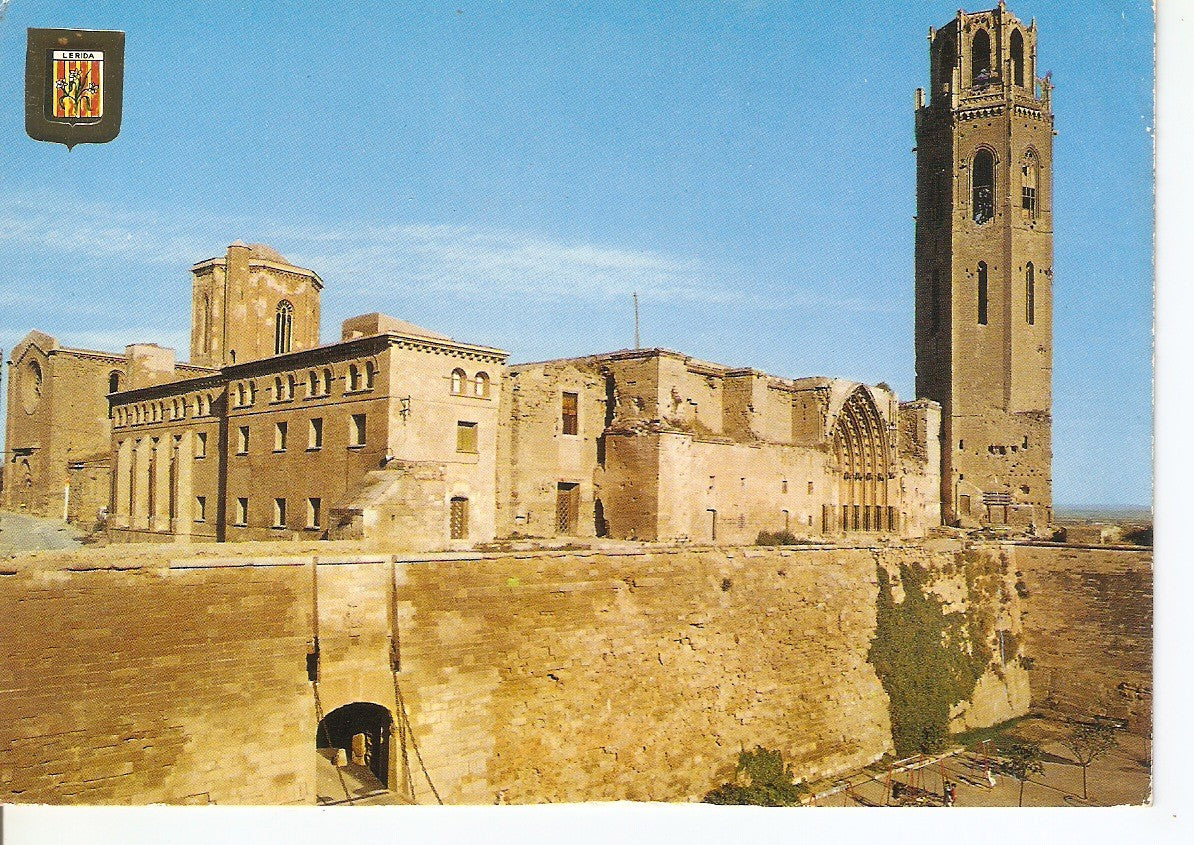 Postal 037881 : Lleida. Seo Antigua Murallas Puente levadizo