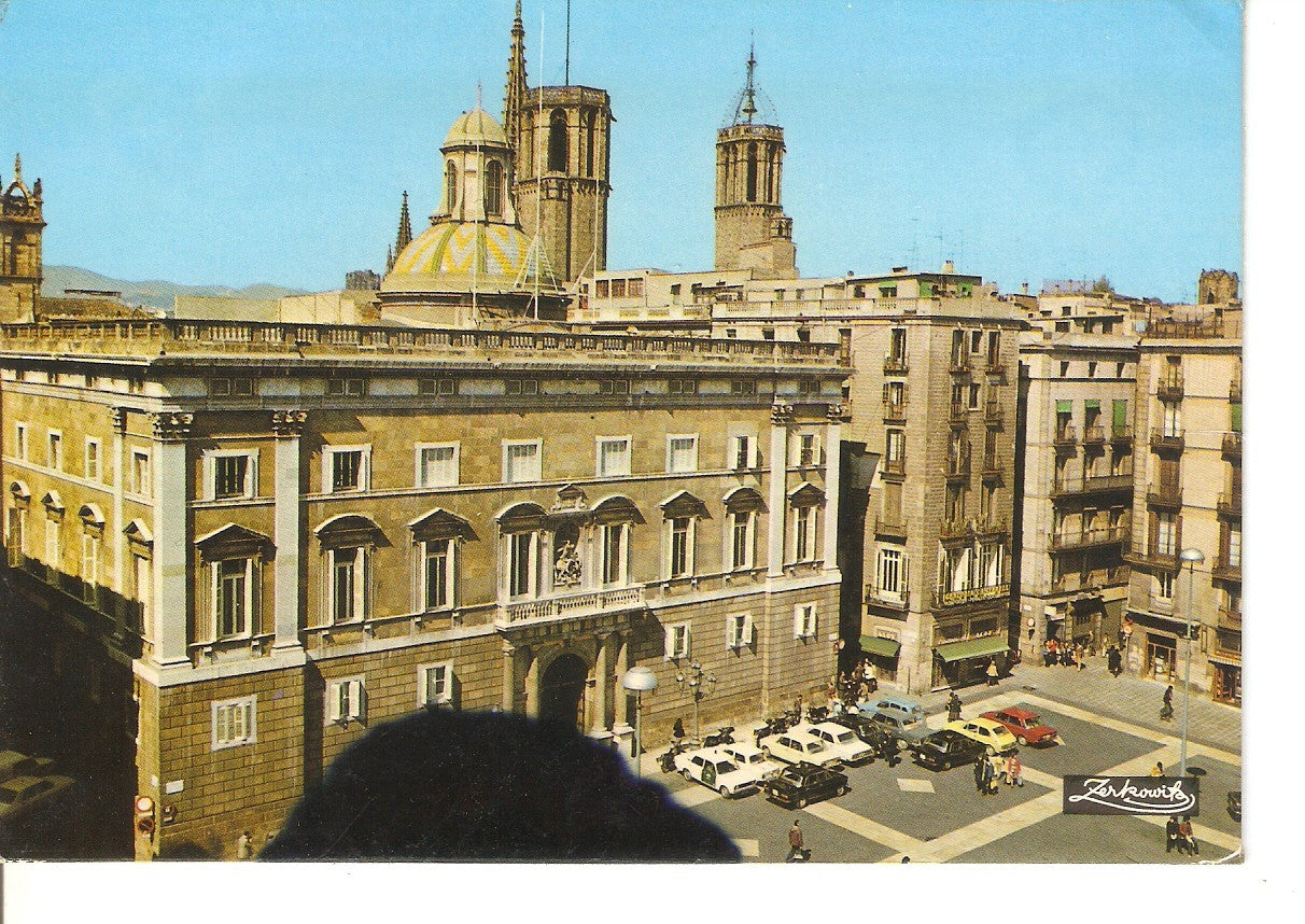 Postal 037896 : Barcelona. Palau de la Generalitat. Plaza de San Jaime