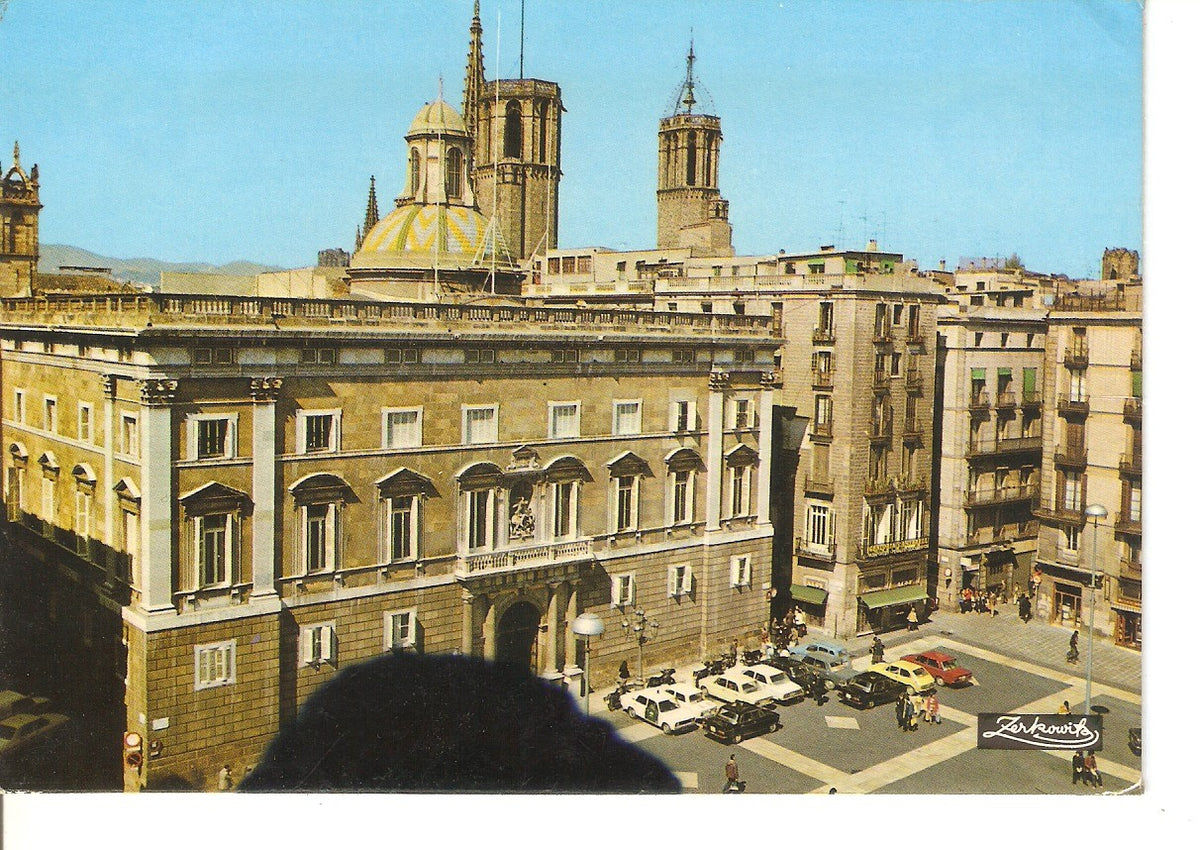 Postal 037896 : Barcelona. Palau de la Generalitat. Plaza de San Jaime