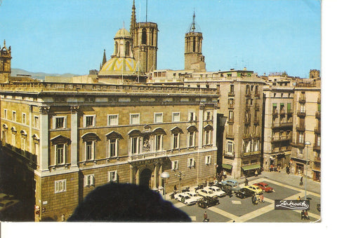 Postal 037896 : Barcelona. Palau de la Generalitat. Plaza de San Jaime