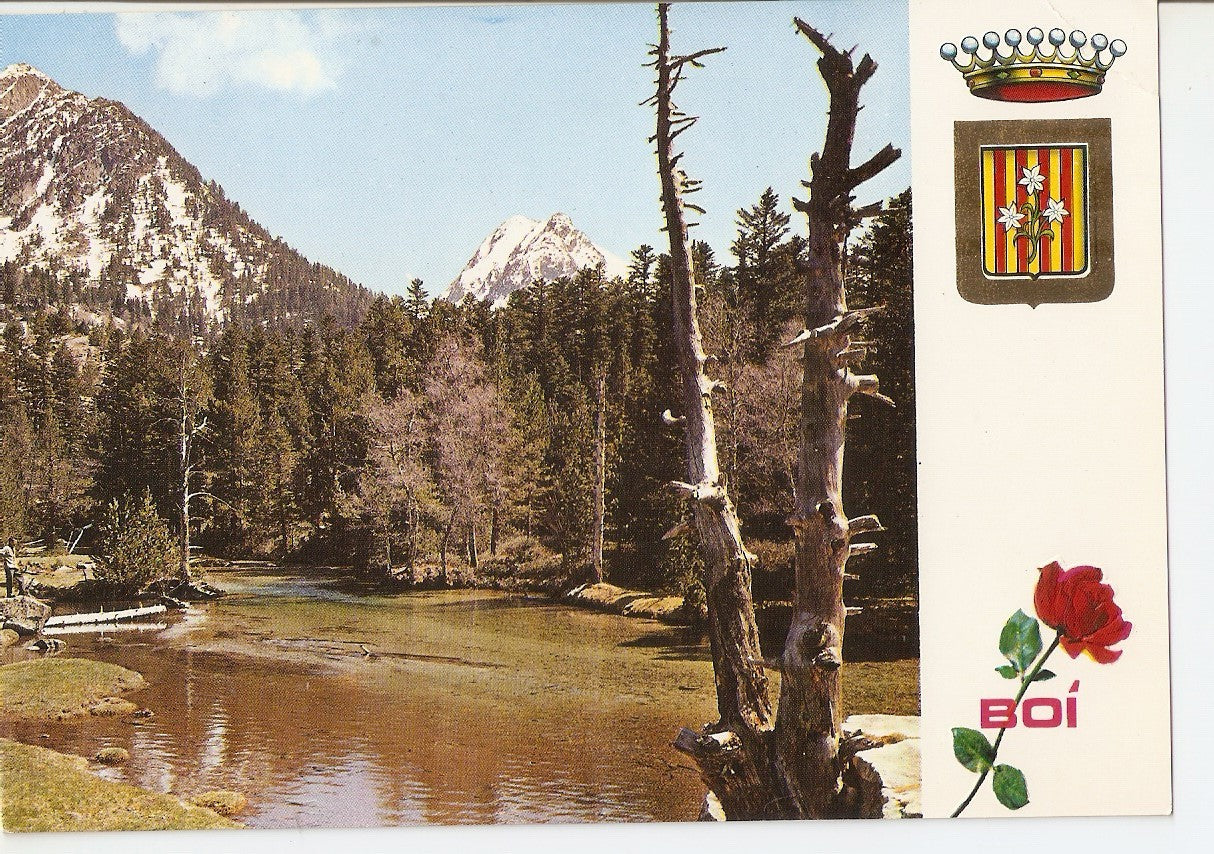 Postal 037898 : Pirineu Catala (Lleida). Vall de Boi. Parc Nacional dAigues Tortes