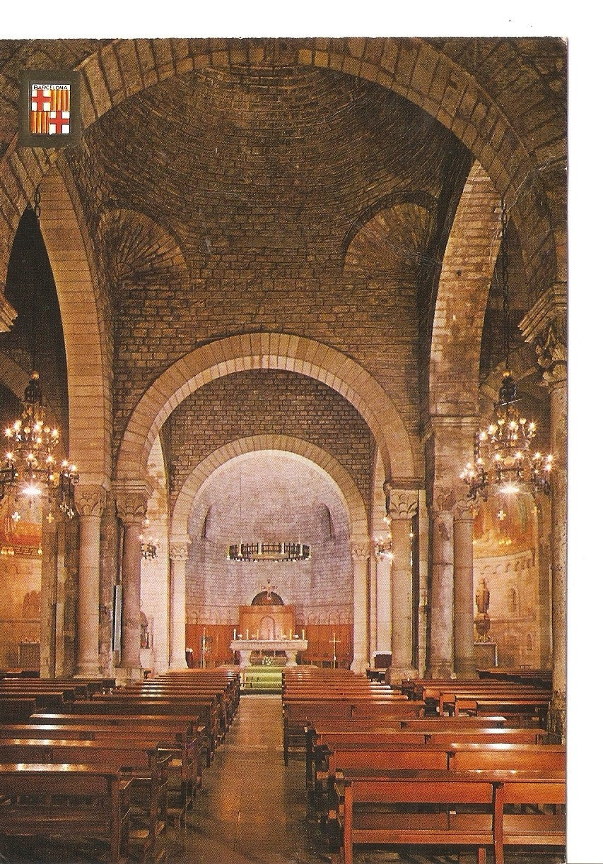 Postal 037900 : Barcelona. Sant Pere de les Puel.les. Temple consagrat lany 945