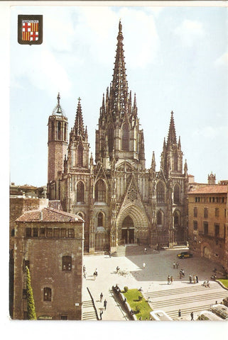 Postal 037913 : Barcelona. Catedral de noche