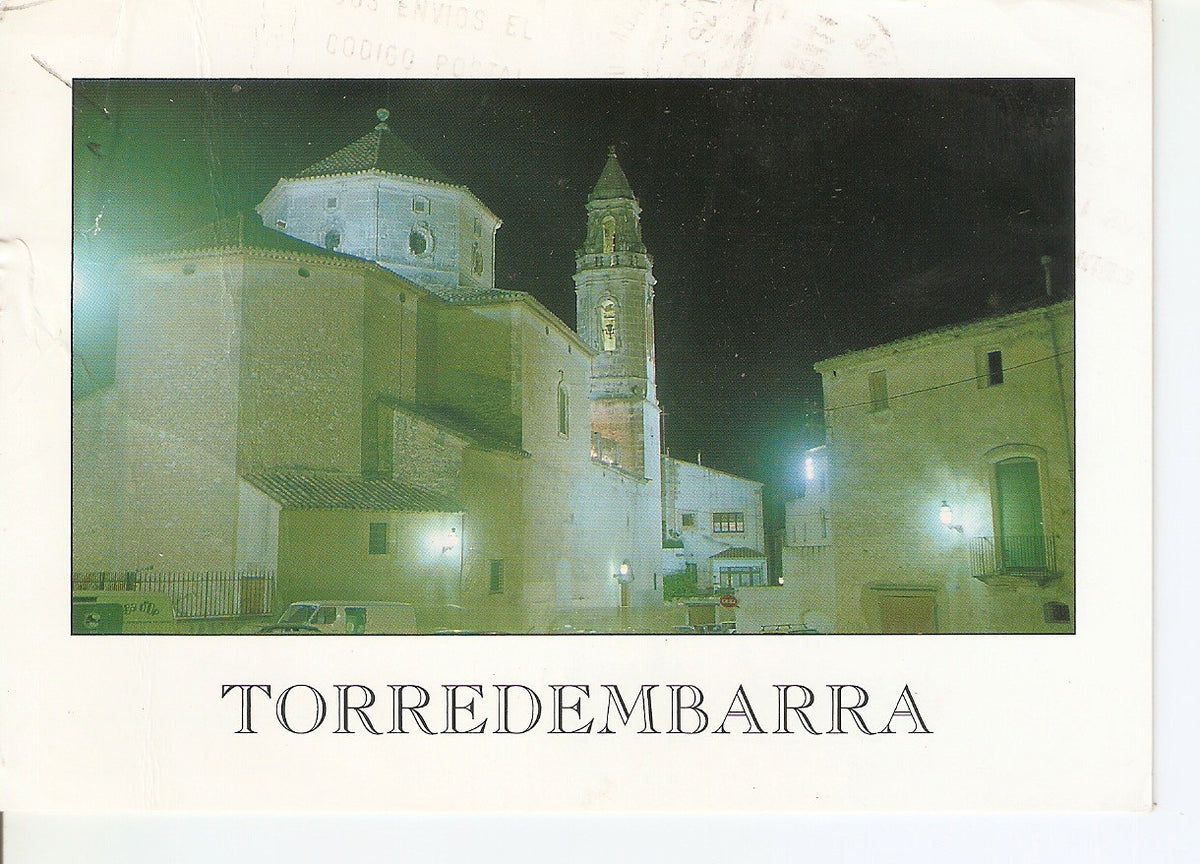 Postal 037934 : Torredembarra (tarragona) Costa Dorada. Vista nocturna