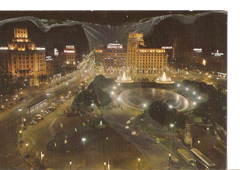 Postal 037950 : Barcelona. Plaza de Cataluña  