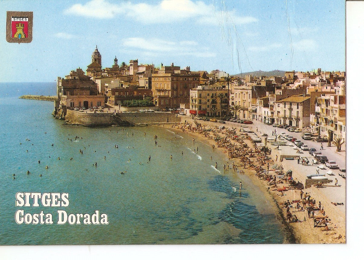 Postal 037960 : Sitges. Costa Dorada. Platja dOr. Playa de San Sebastian