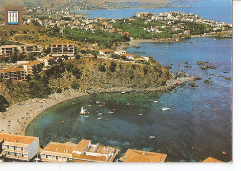 Postal 037963 : Port de Llança (Costa Brava). Vista aeria