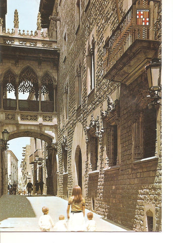 Postal 037974 : Barcelona. Barri Gotic. Carrer de Bisbe