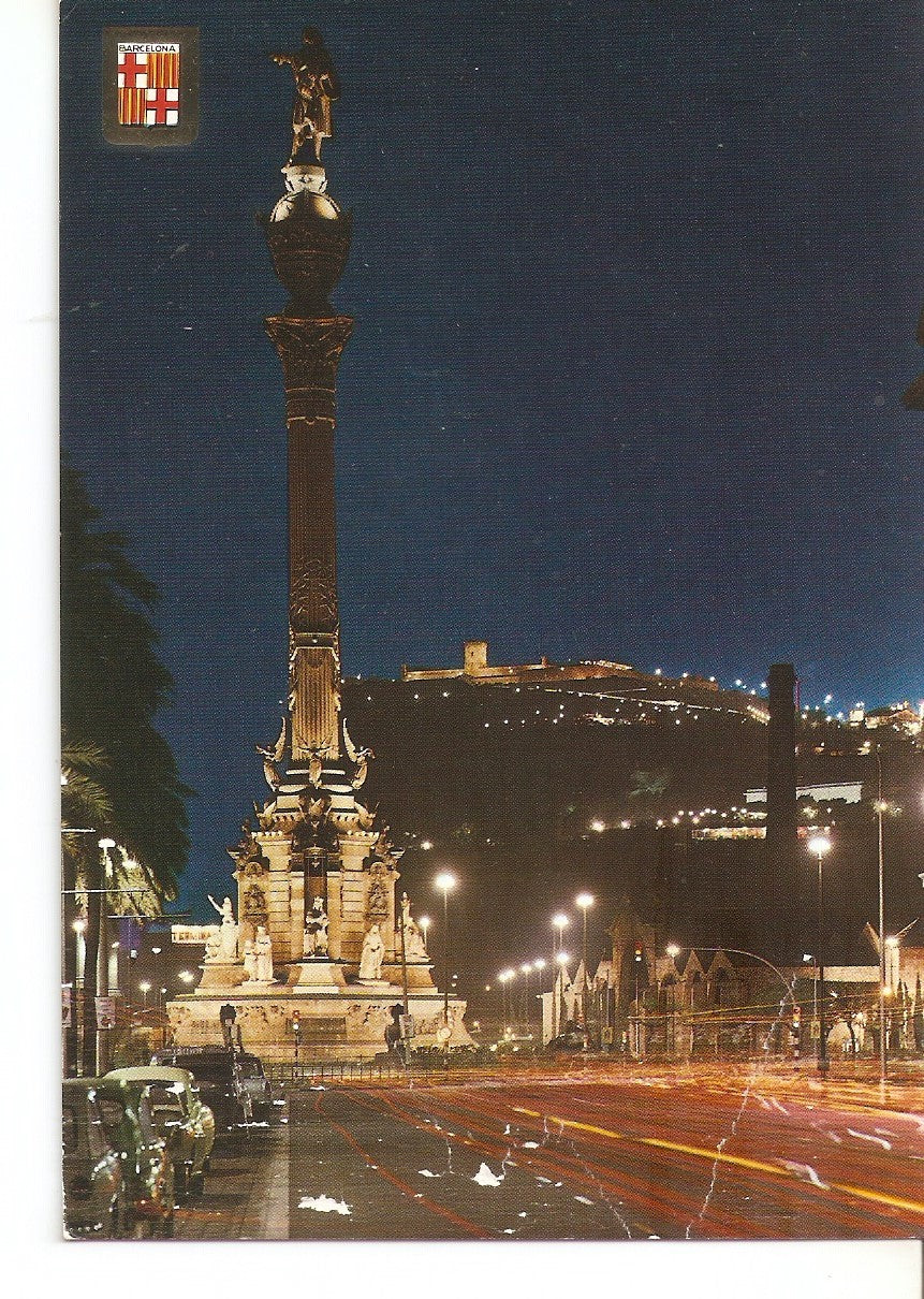 Postal 037978 : Barcelona. Monumento a Cristobal Colon 
