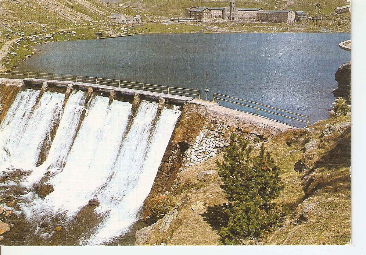 Postal 037985 : Santuari de Nuria (Girona). Llac i presa