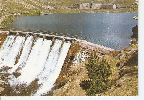 Postal 037985 : Santuari de Nuria (Girona). Llac i presa