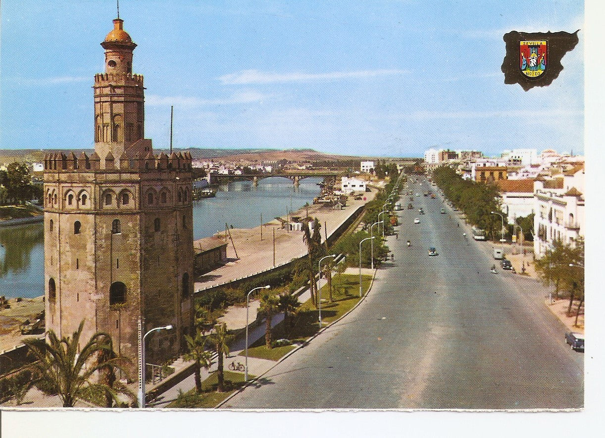 Postal 038002 : Sevilla. Torre del Oro. Paseo Cristobal Colon
