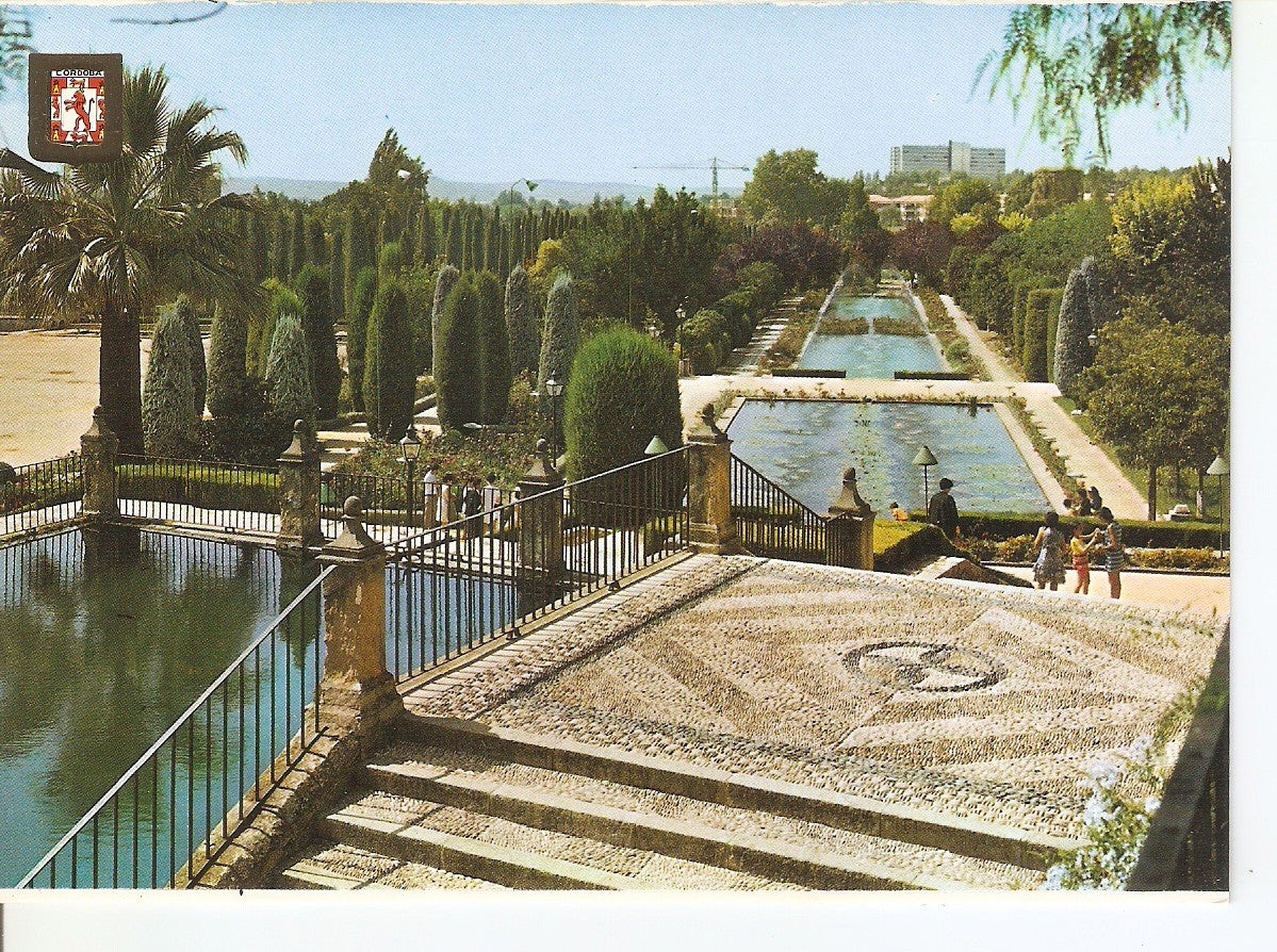 Postal 038009 : Cordoba. Alcazar de los Reyes Cristianos. Jardines y estanques del Alcazar