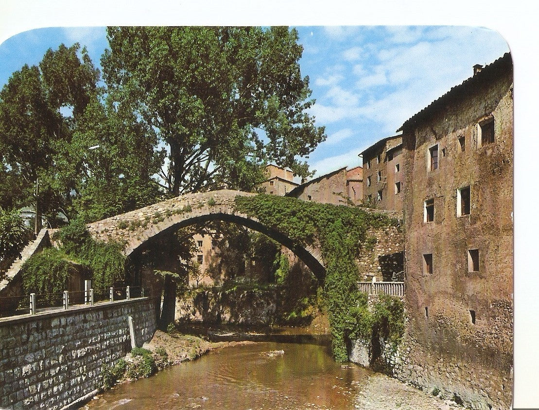 Postal 038058 : La Pobla de Lillet (Barcelona). Pont Vell