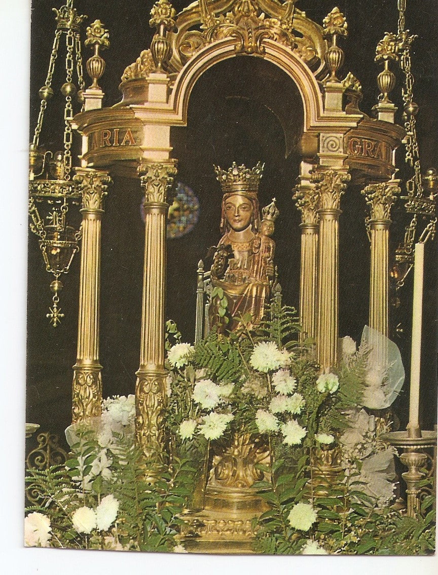 Postal 038074 : Berga. Santuario de la Virgen de Queralt  