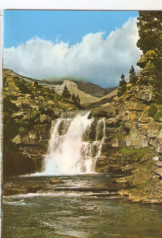 Postal 038088 : Parque Nacional de Ordesa. Gradas de Soasa y Torre de Goritz